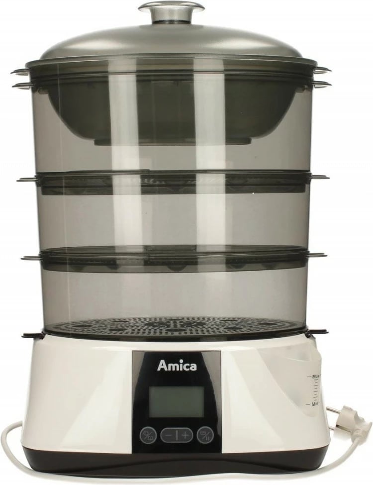 Avullues Amica PT3011 Lunaris, 3.3L, 3 kontejnerë, E bardhë/E zezë Avullues Amica PT3011 Lunaris, 3.3L, 3 kontejnerë, E bardhë/E zezë