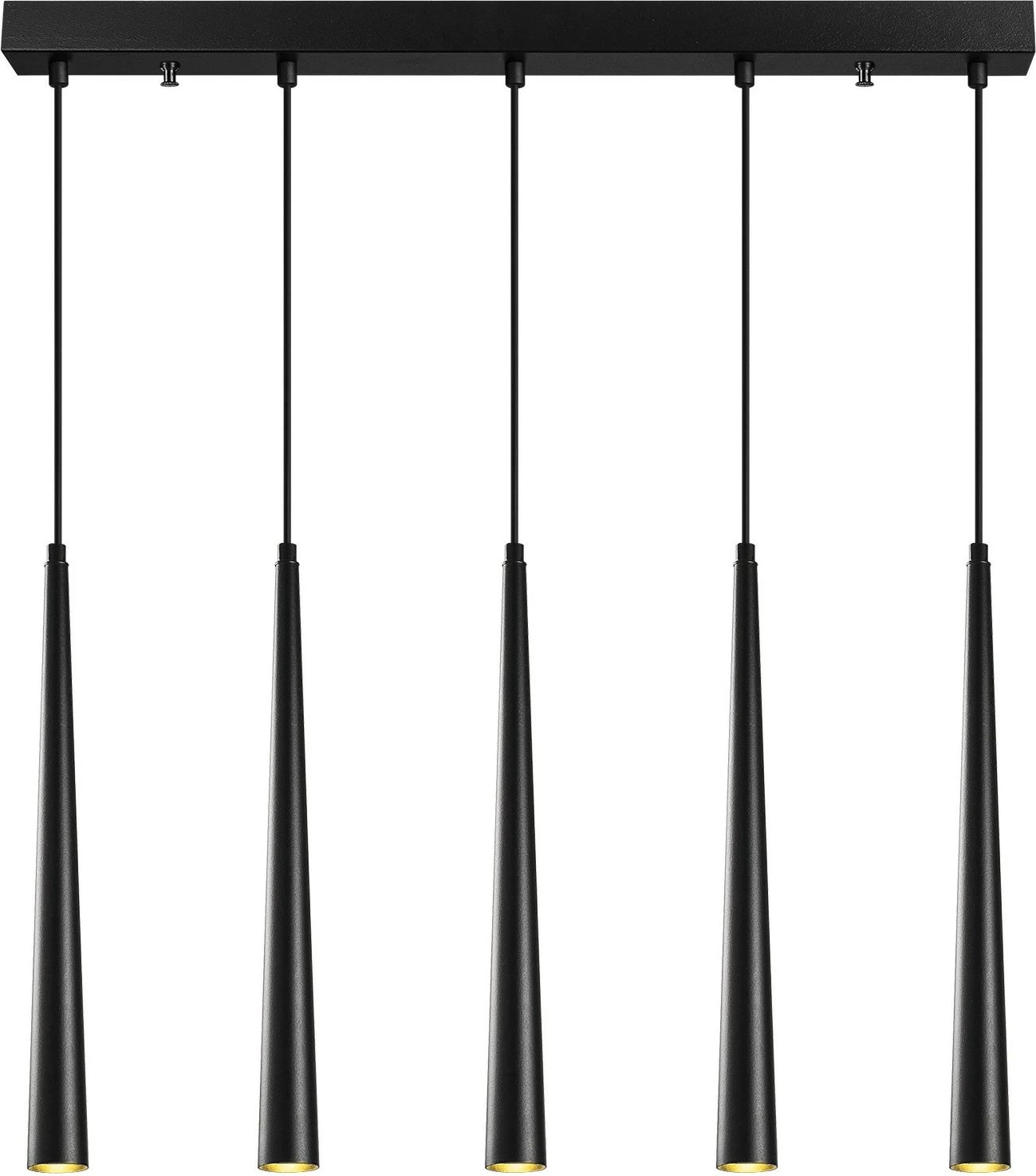 Llambë tavani Opviq, Uğur - 6075, metal i zi, lartësi e rregullueshme