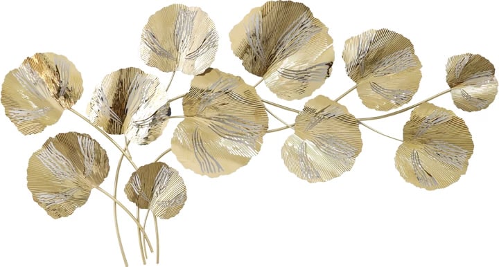 Dekor muri Fleur metalik ngjyrë ari 131x68.5x6cm