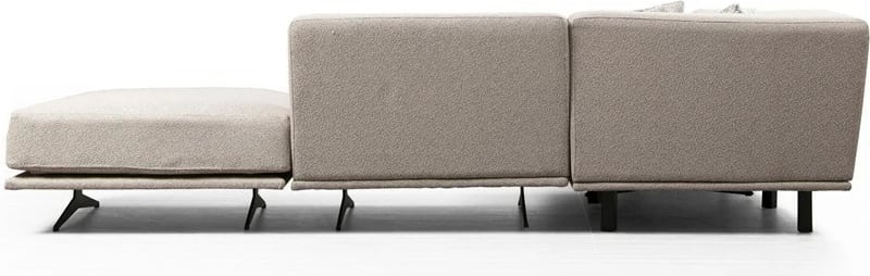 Kënd-sofë Atelier del Sofa, Bentley Corner (L3-C-O1-PUF), bezhë