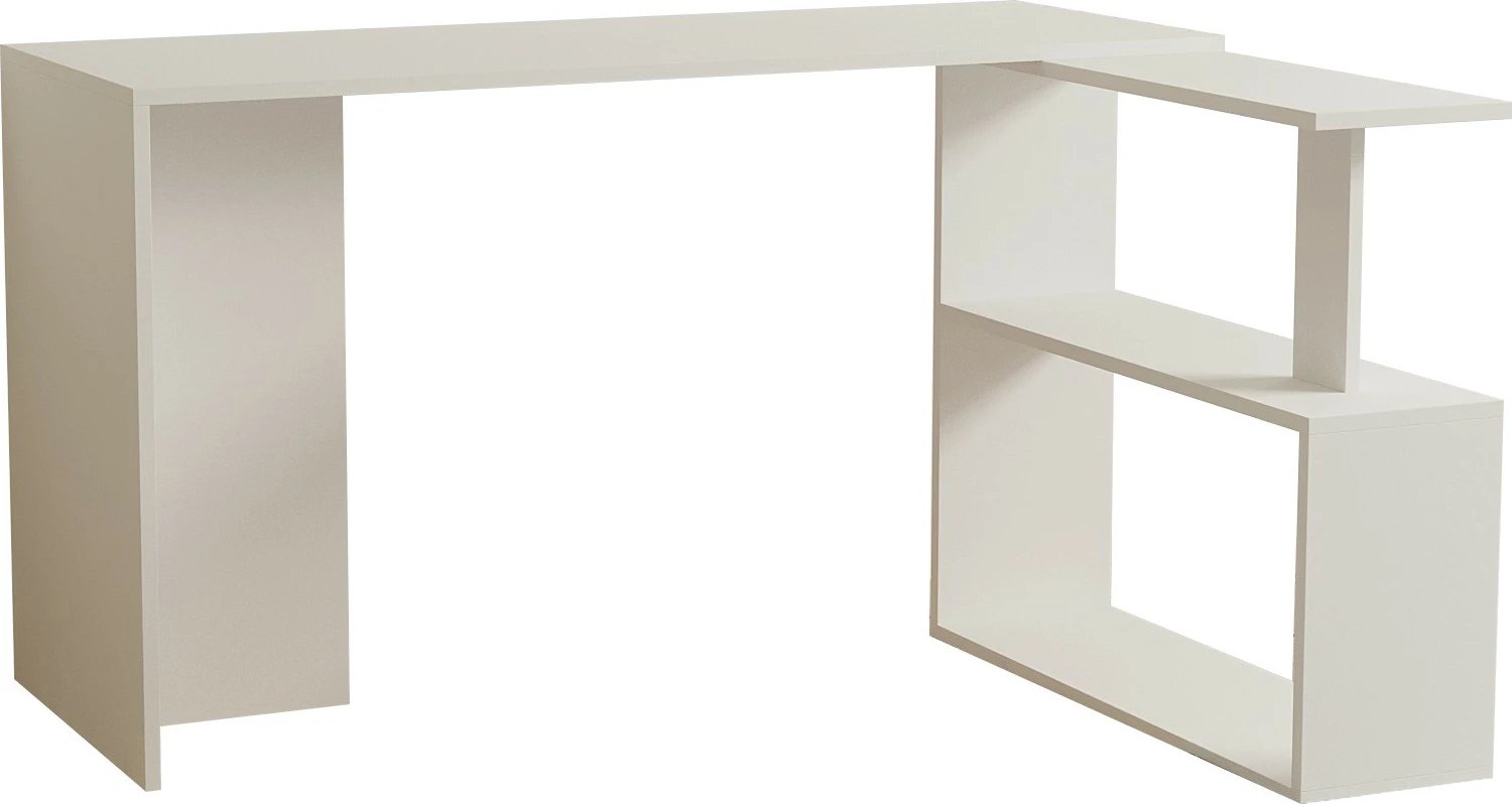 Tavolinë pune për studim, ngjyrë e bardhë, Cayko, Hanah Home