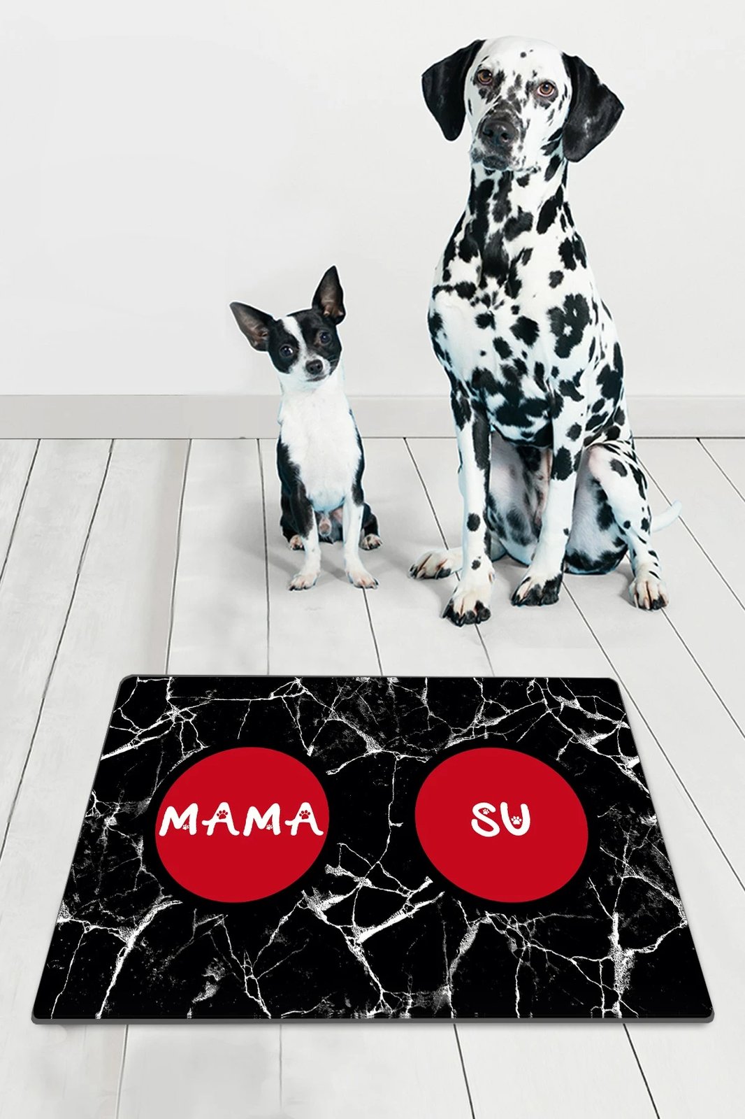 Tapet për rërë mace, ngjyrë mermeri e zi, Paws & Whiskers, 40x60cm