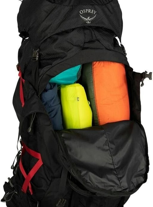 Çantë shpine Osprey Aether Plus 85, L/XL, E zezë