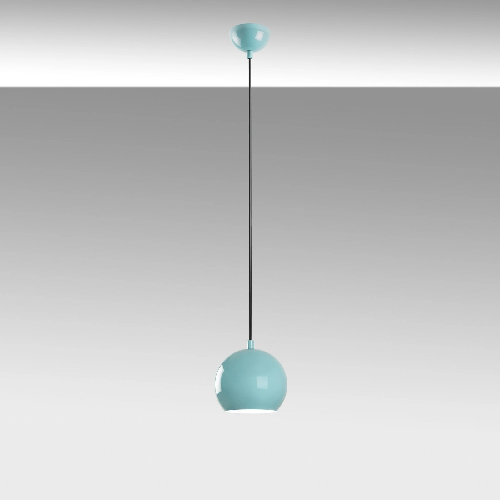 Llambë tavani Opviq, ngjyrë turquoise, Top