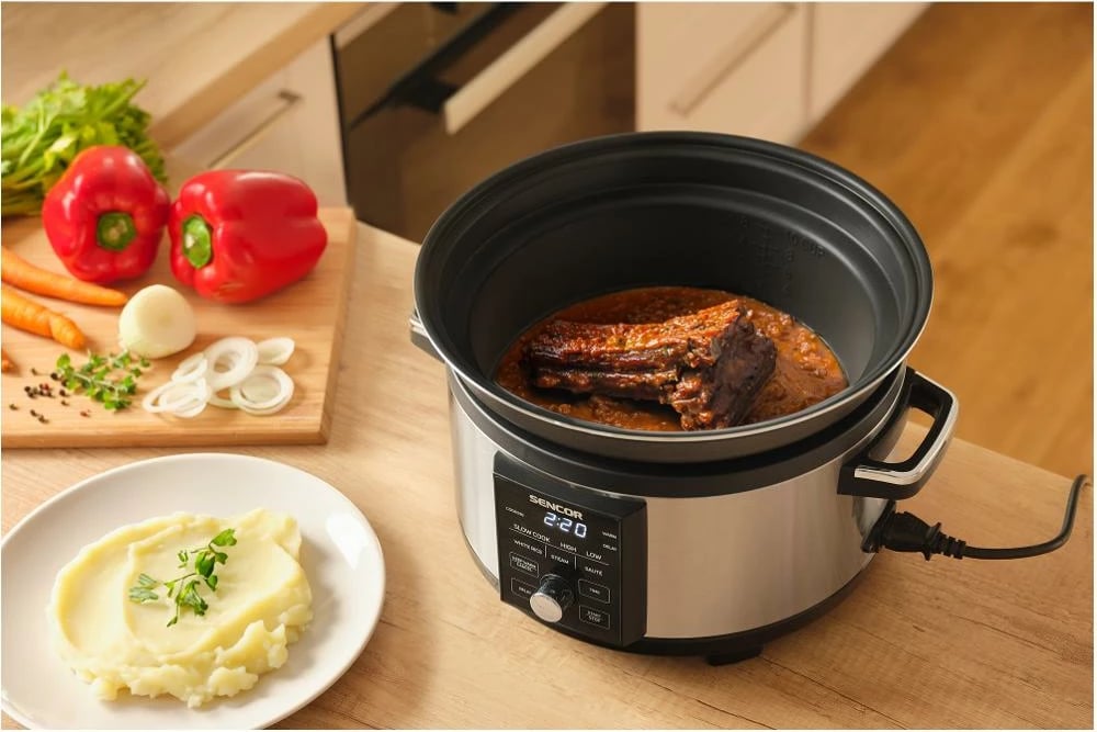 Tenxhere për gatim të ngadaltë Sencor SPR 5520SS, 5.5l