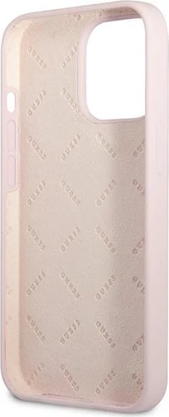 Mbështjellës Guess Silicone Triangle për iPhone 13 Pro/13 6.1", Violet