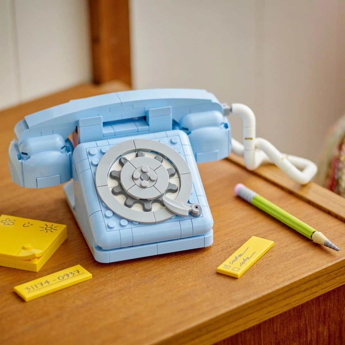 Set ndërtimi LEGO Creator 3-in-1, 31174 Retro Style Telephone, 383 pjesë, Blu