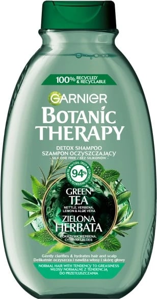Shampon për femra Garnier Botanic Therapy Green Tea Eucalyptus & Citrus Clarifying and Refreshing, 400ml