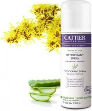 Deodorant spray unisex Cattier Paris Active 100ml