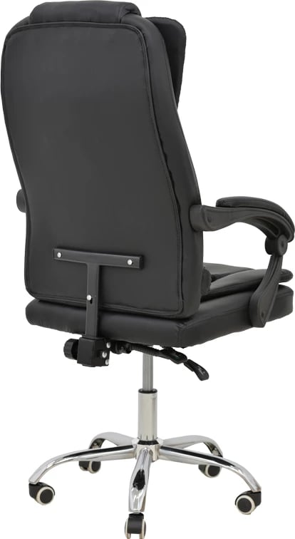 Karrige menaxheri për zyre, ngjyrë e zezë, Toronsi, 60x68x128cm