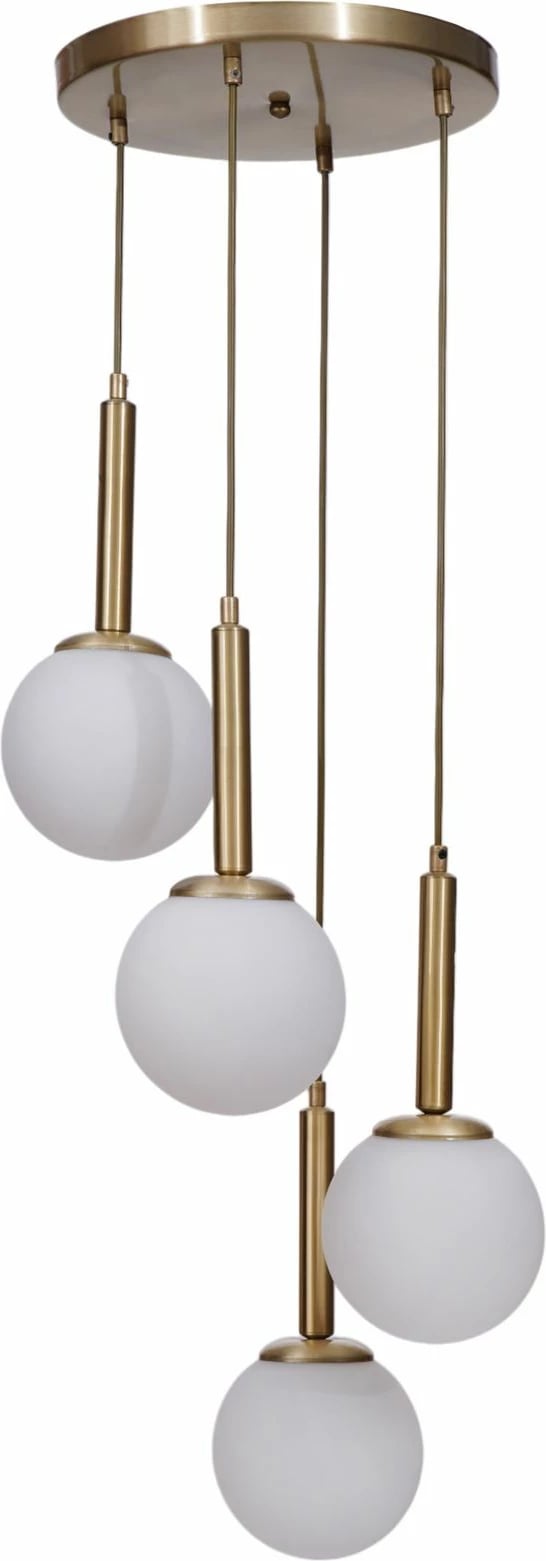 Llambë tavani Opviq, e bardhë dhe ari, 4 drita, 9055-4