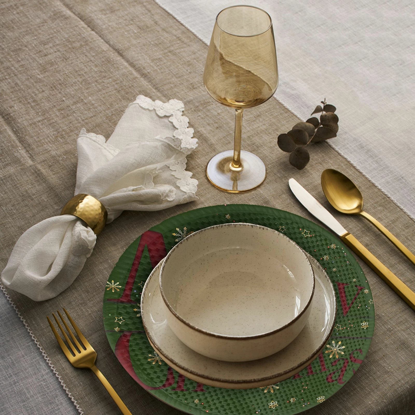 Set nënshtrues tavoline Hermia Concept, shumëngjyrësh, 3419Supla, 4 copë