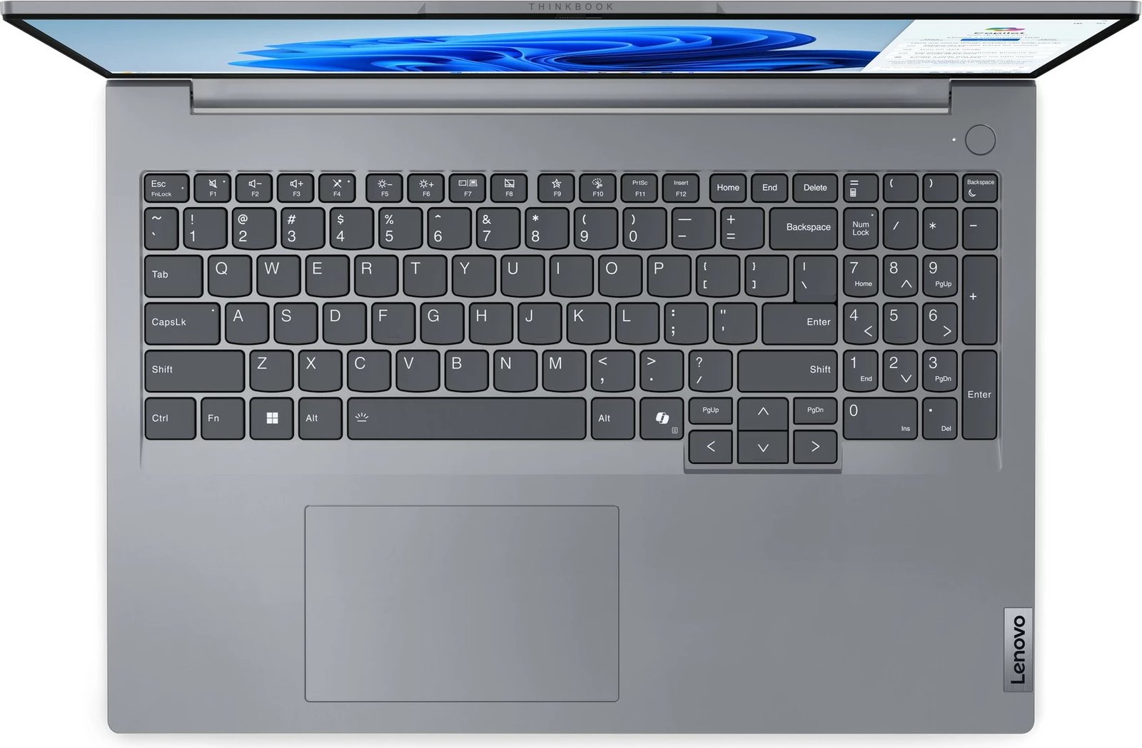 Kompjuter Lenovo ThinkBook 16 G7, AMD Ryzen 5-7535HS, 32GB RAM, 512GB SSD, 16 inç, Arctic Grey