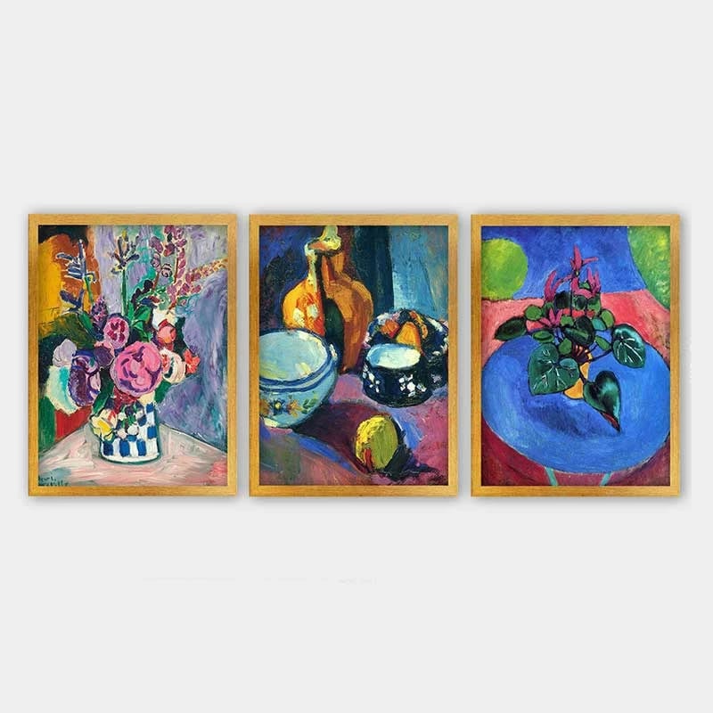Pikturë dekorative me kornizë (3 copë), Wallity, 3AC_UN025540_3545