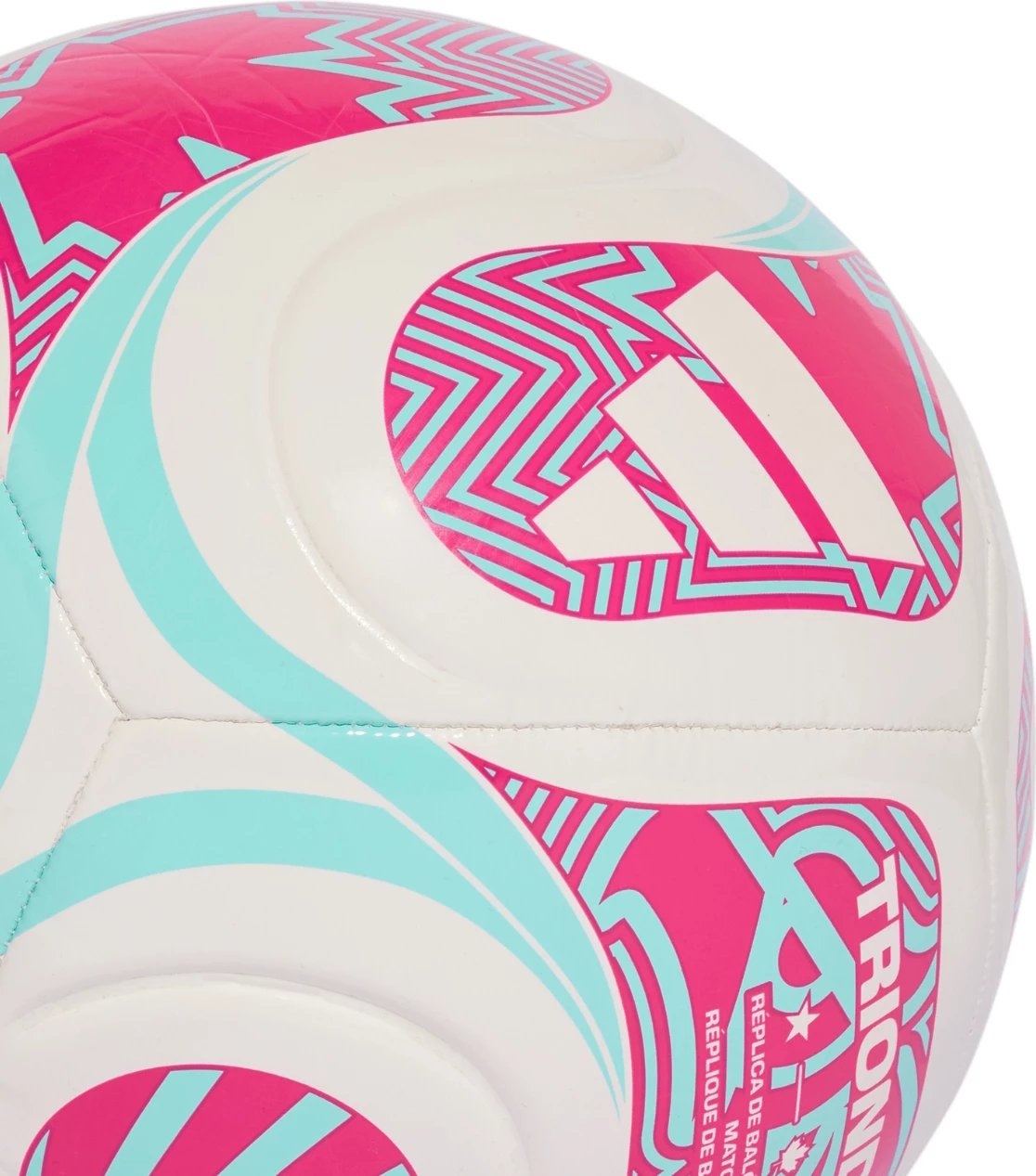Top futbolli adidas për meshkuj, bardhë-rozë-kaltër