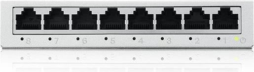 Switch ZyXEL GS-108BV5, 8 porte, Gigabit Ethernet, i pa menaxhuar