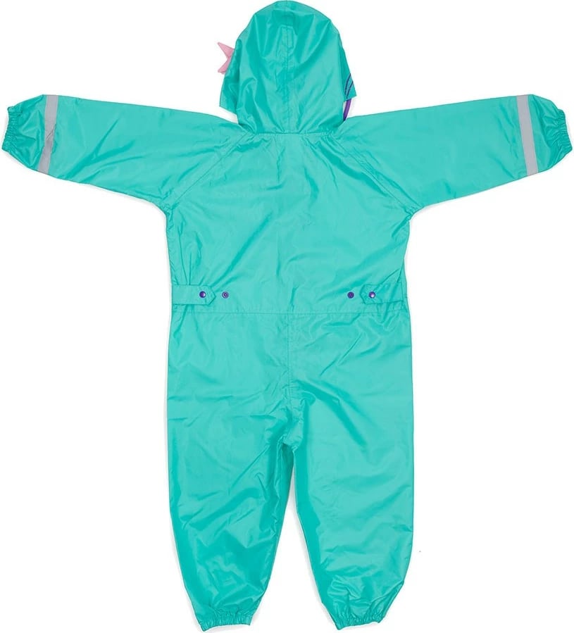 kombinezon shiu, Perletti, Mermaid, për vajza, madhësi S 90-105 cm, elemente reflektuese, polyester, turkeze