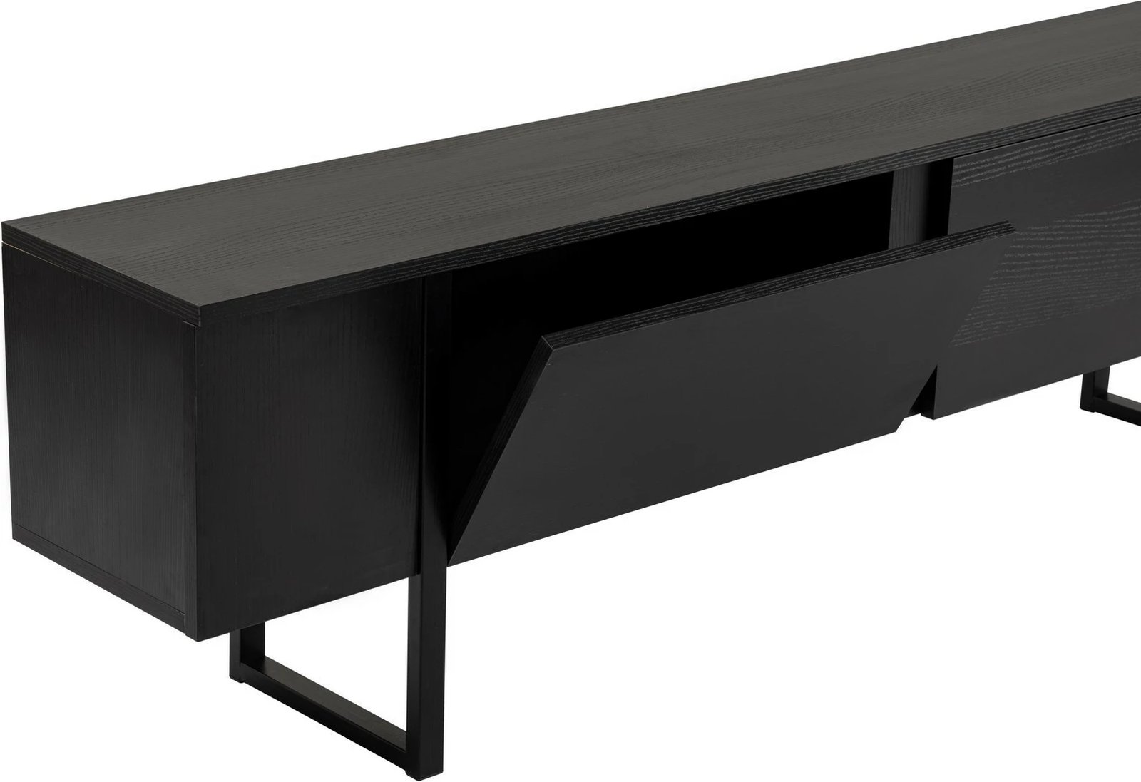 Komodinë TV Nordure, ngjyrë dru e zezë, Serenity