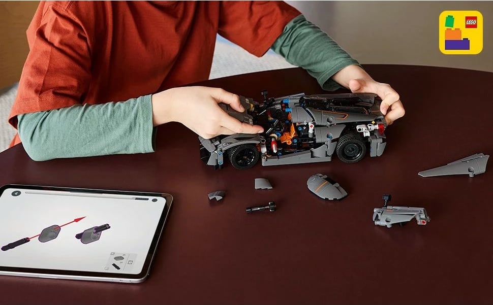 Set ndërtimi LEGO Koenigsegg Jesko Absolut, 801 copë, Gri Set ndërtimi LEGO Koenigsegg Jesko Absolut, 801 copë, Gri