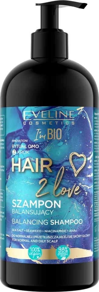 Shampon për femra Eveline Cosmetics Hair 2 Love Balancing, 400ml
