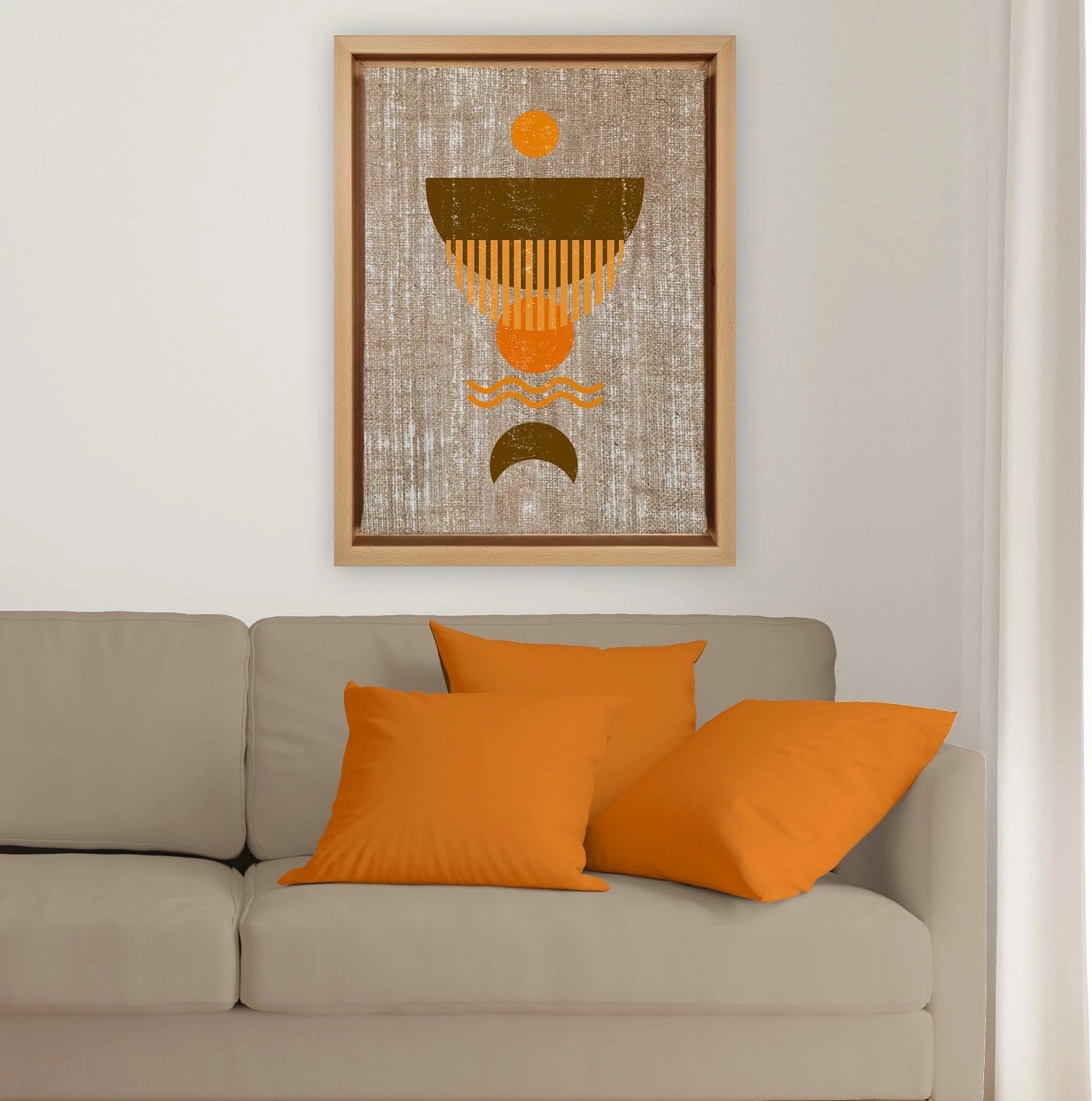 Pikturë dekorative në kanavacë, shumëngjyrëshe, Wallity, LNJ11803389440 - 4666, 46x66cm