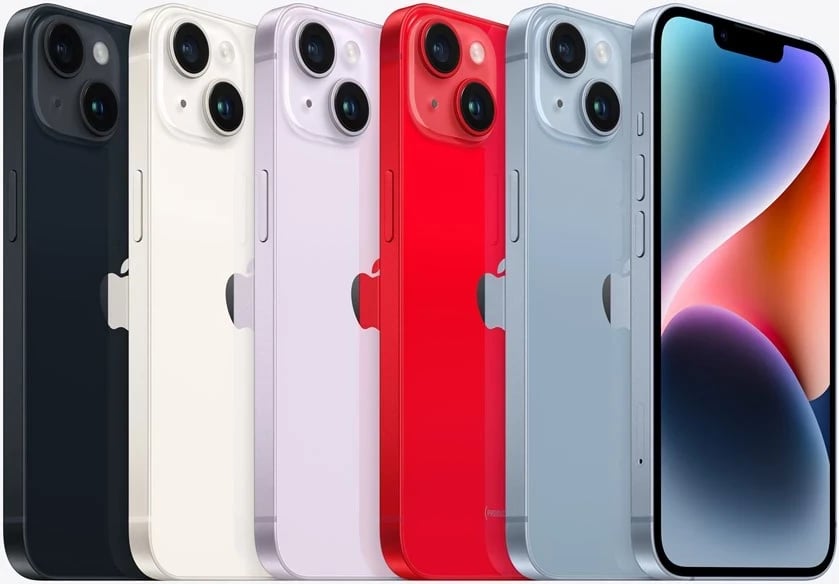 Celular Apple iPhone 14, 6.1", 128GB, i kuq