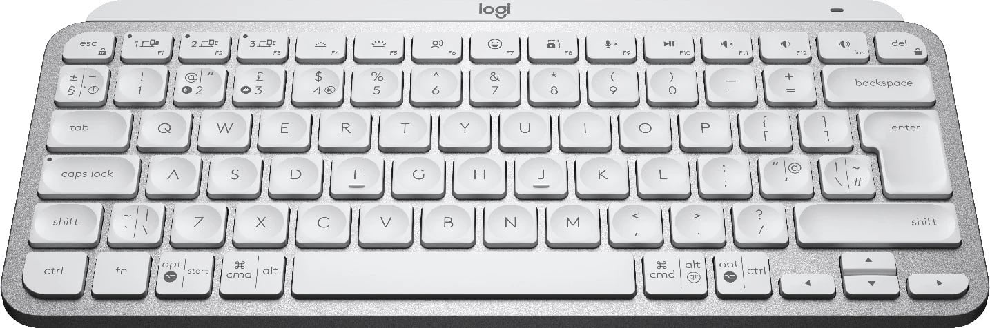 Tastierë Logitech MX Keys Mini, wireless, light gray