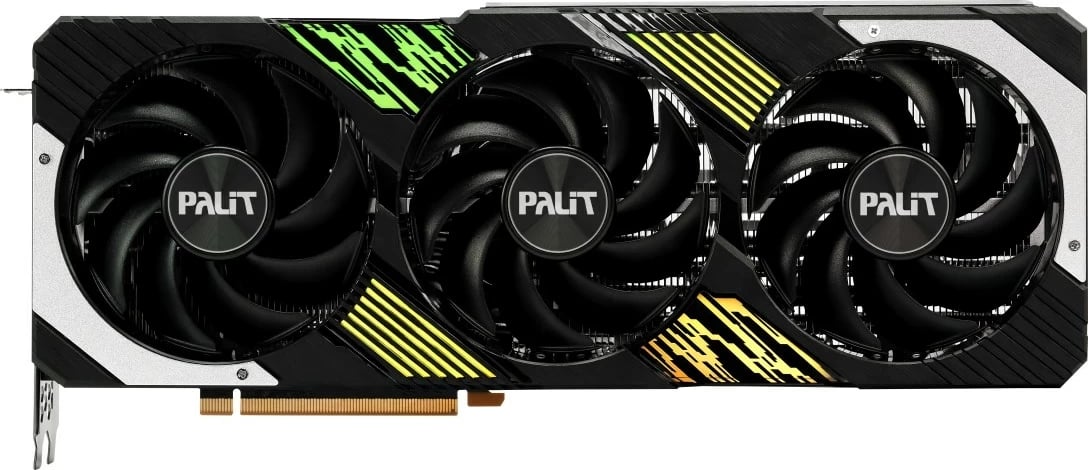 Kartelë grafike Palit GeForce RTX 4070 Ti SUPER GamingPro, 16 GB, Argjendtë