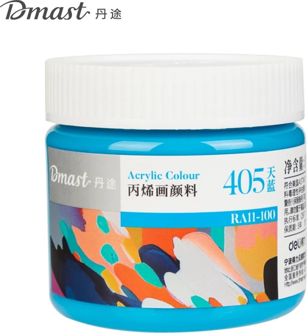 DELI NGJYRE AKRIL 100ML 405 CERULEAN BLUE