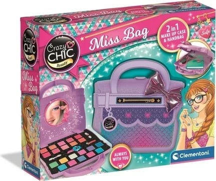 Set lodrash Clementoni Crazy Chic Miss Bag, shumëngjyrësh
