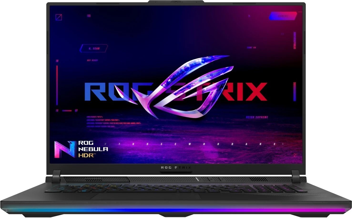 Laptop Asus ROG Strix SCAR 18 G834JZR-N6036W, i9-14900HX, 32GB RAM, 2TB+2TB SSD, RTX4080, 18"-240Hz, e zezë