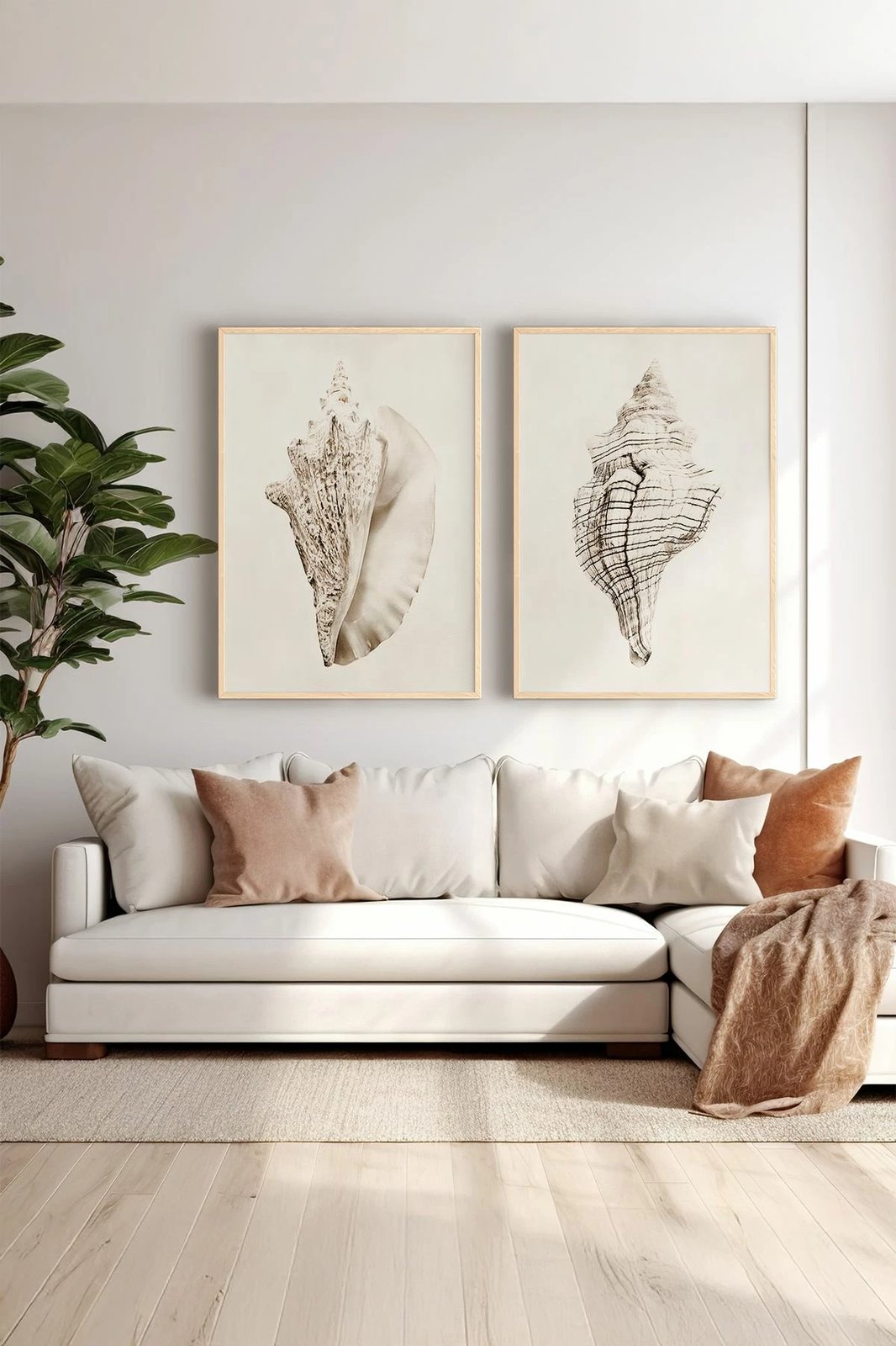 Pikturë dekorative me kornizë (2 copë), Wallity, Ersy2Lımodel30-Ahsap