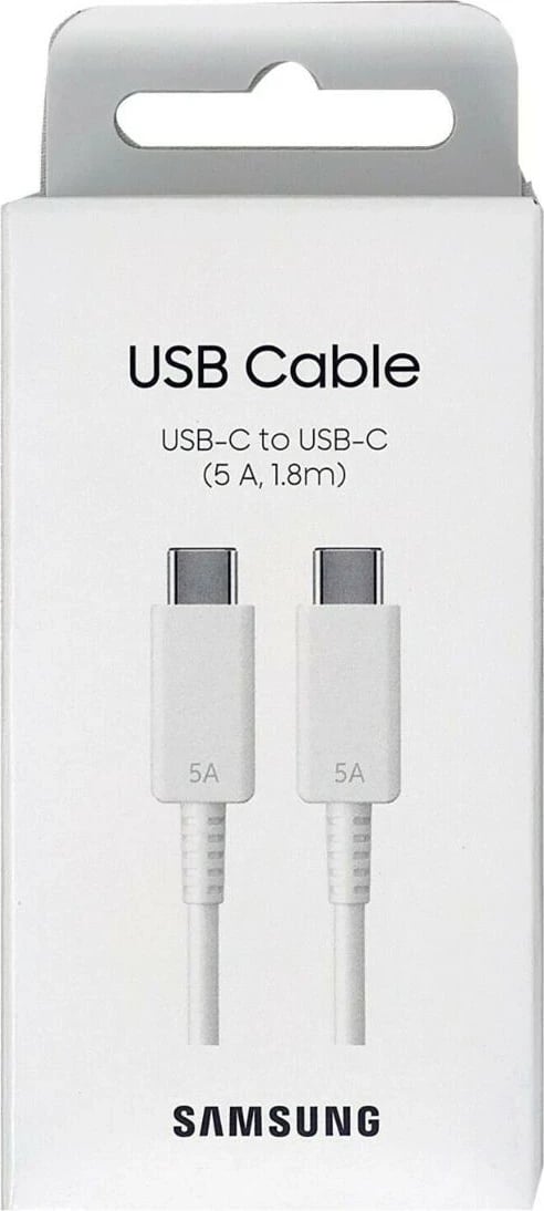 Kabëll USB-C Samsung EP-DX510JW 1.8m i bardhë Kabëll USB-C Samsung EP-DX510JW 1.8m i bardhë