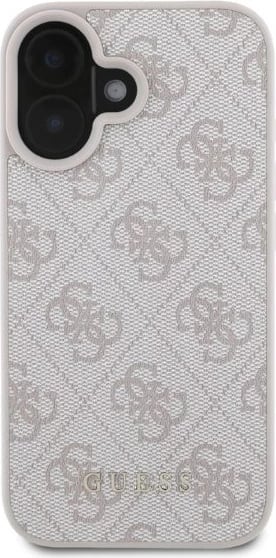 Mbështjellës Guess 4G Classic për iPhone 16, Rozë