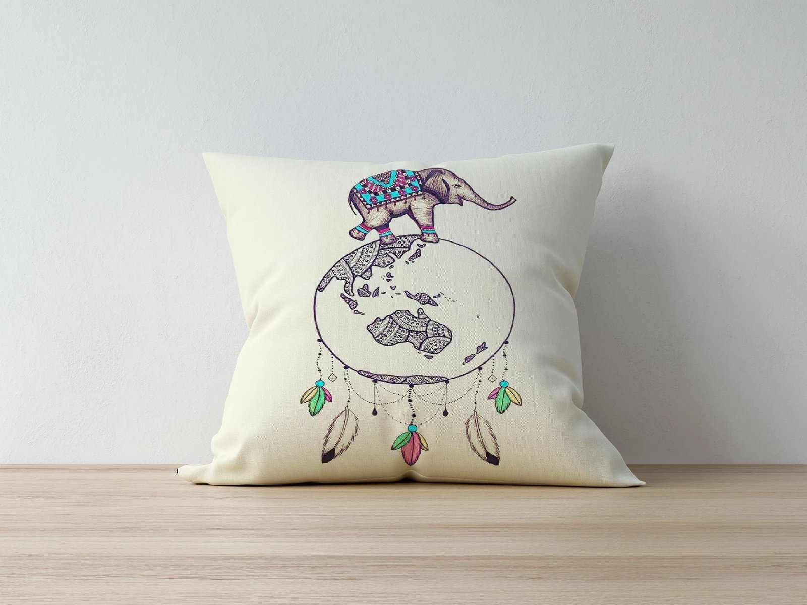 Jastëk mbulesë Evila Originals, a1097, shumëngjyrëshe, 43x43cm