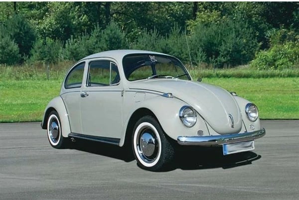 Model plastik makine Revell Volkswagen Beetle 1500 Limousine, 07083, i bardhë