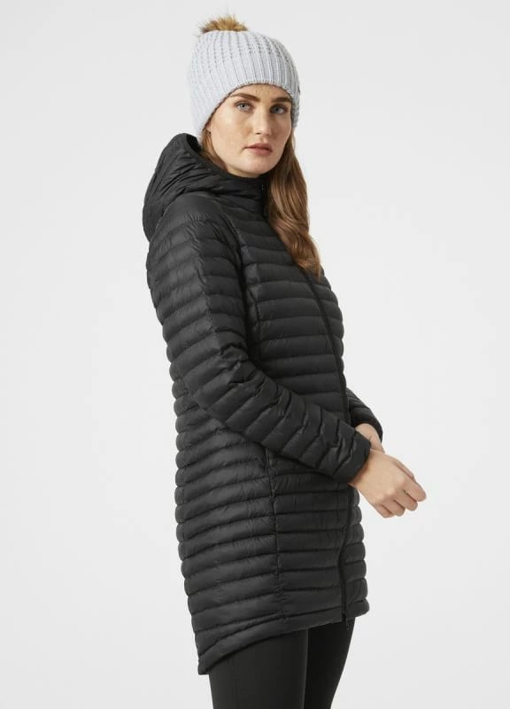 Jakne e gjatë Helly Hansen për femra, e zezë