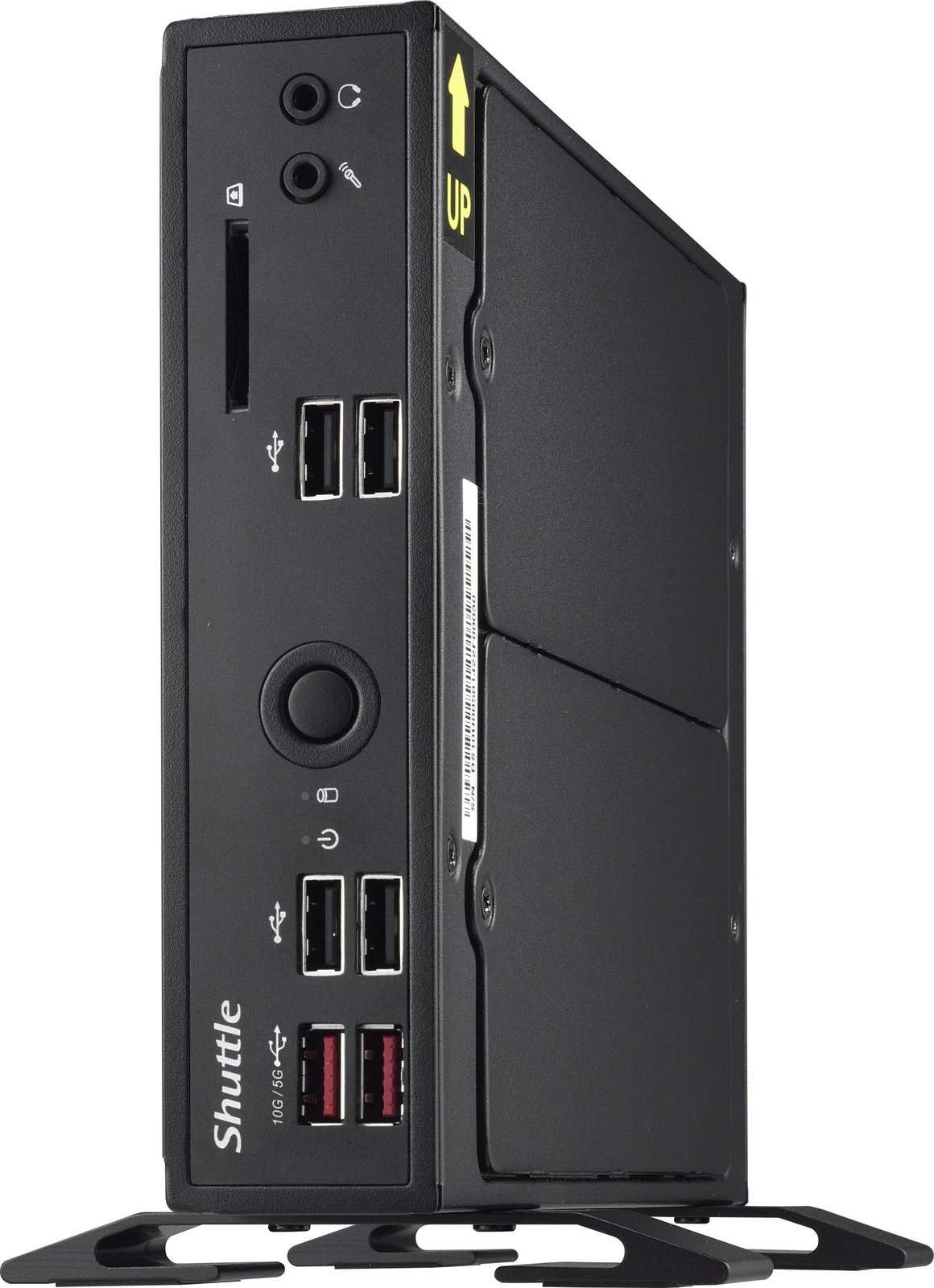 Mini PC Shuttle XPC slim Barebone DS20U3V2, i3-10110U, 2x LAN, fanless, 1.3L
