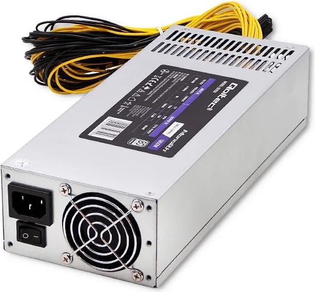 Furnizues i Energjisë Qoltec 50350, 1850W PCI-E, 80 Plus Platinum për Gaming Miner, Gri Furnizues i Energjisë Qoltec 50350, 1850W PCI-E, 80 Plus Platinum për Gaming Miner, Gri