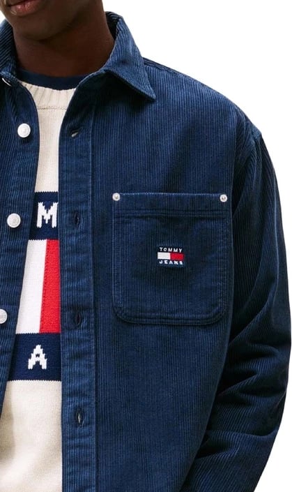 Jakne Tommy Hilfiger Jeans për meshkuj, blu