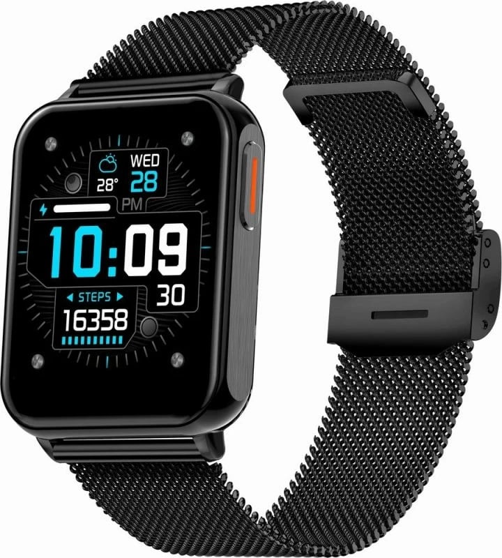 Smartwatch Gravity unisex, zi/blu e errët