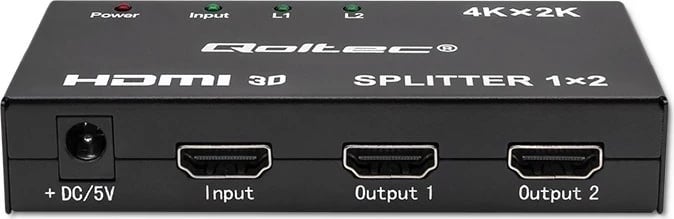 Splitter HDMI aktiv Qoltec 51796, 2 x HDMI, 4K x 2K, i zi