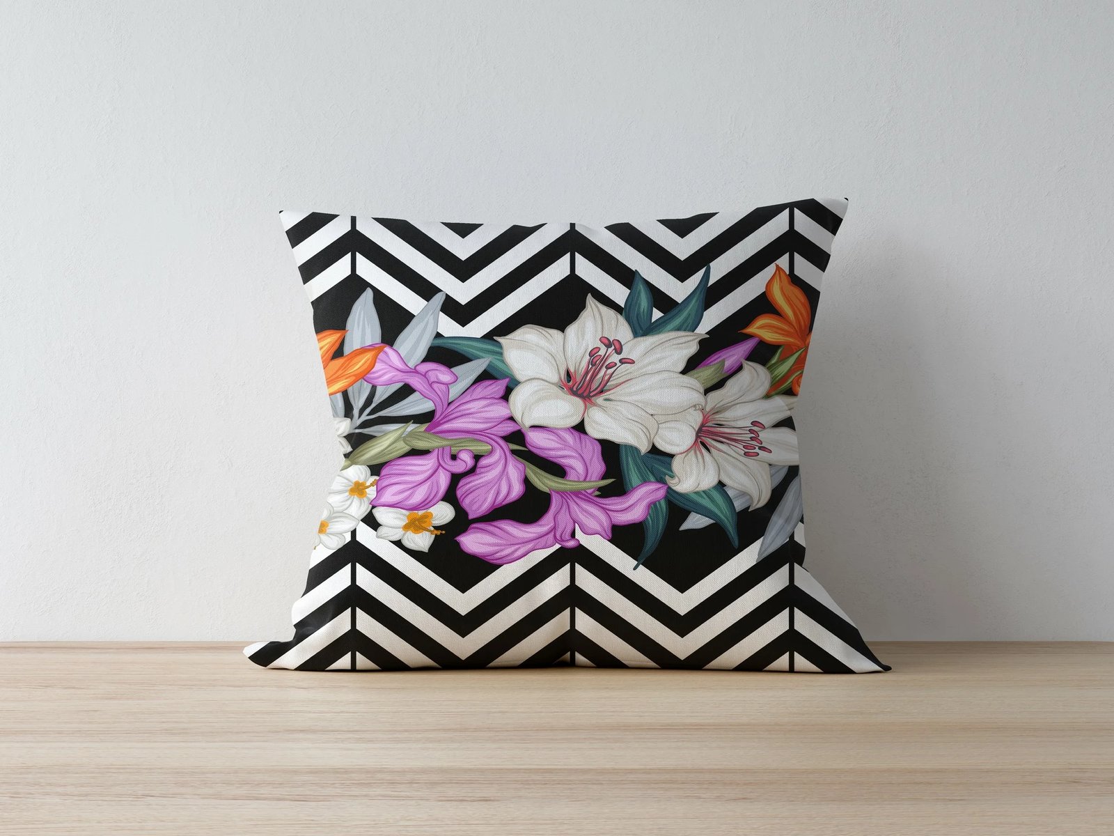 Jastëk dekorativ, mbulesë shumëngjyrëshe, Evila Originals, a1096, 43x43cm