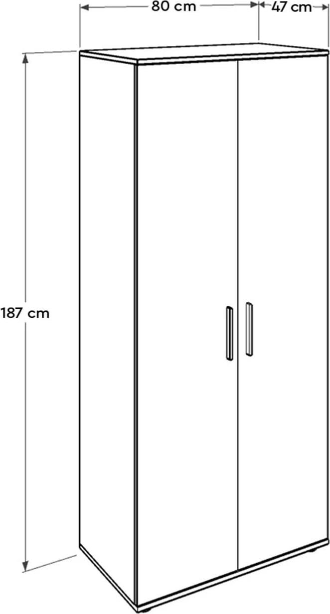 Dollap Hanah Home, ngjyrë sonomo, Grd-320-Ss-1