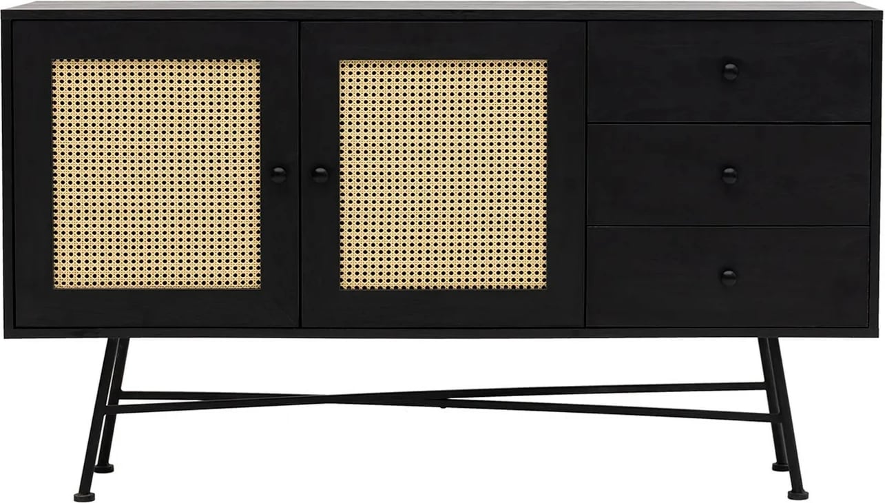 Konsolë Hanah Home, Nala 160, e zezë