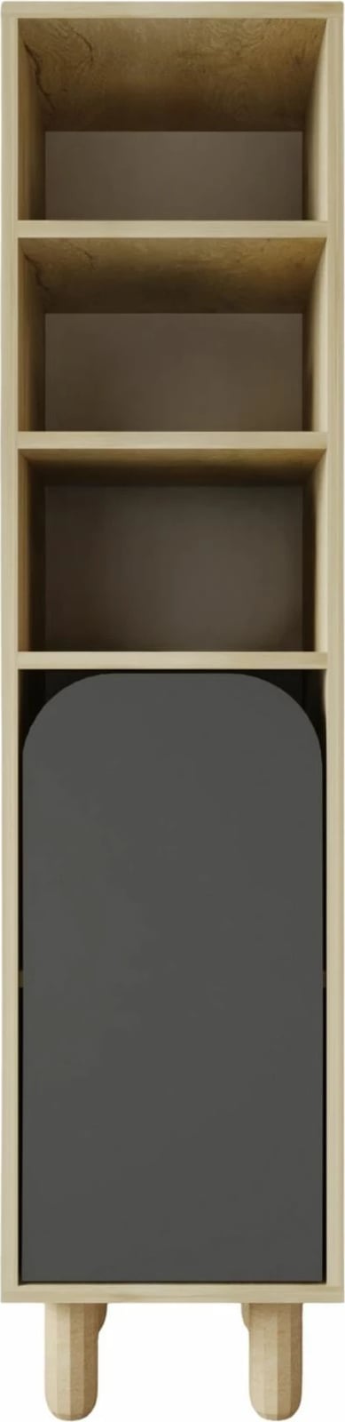 Dollap shumëpërdorimësh Skye Decor, Parma 1, ngjyrë lis safir, antracit