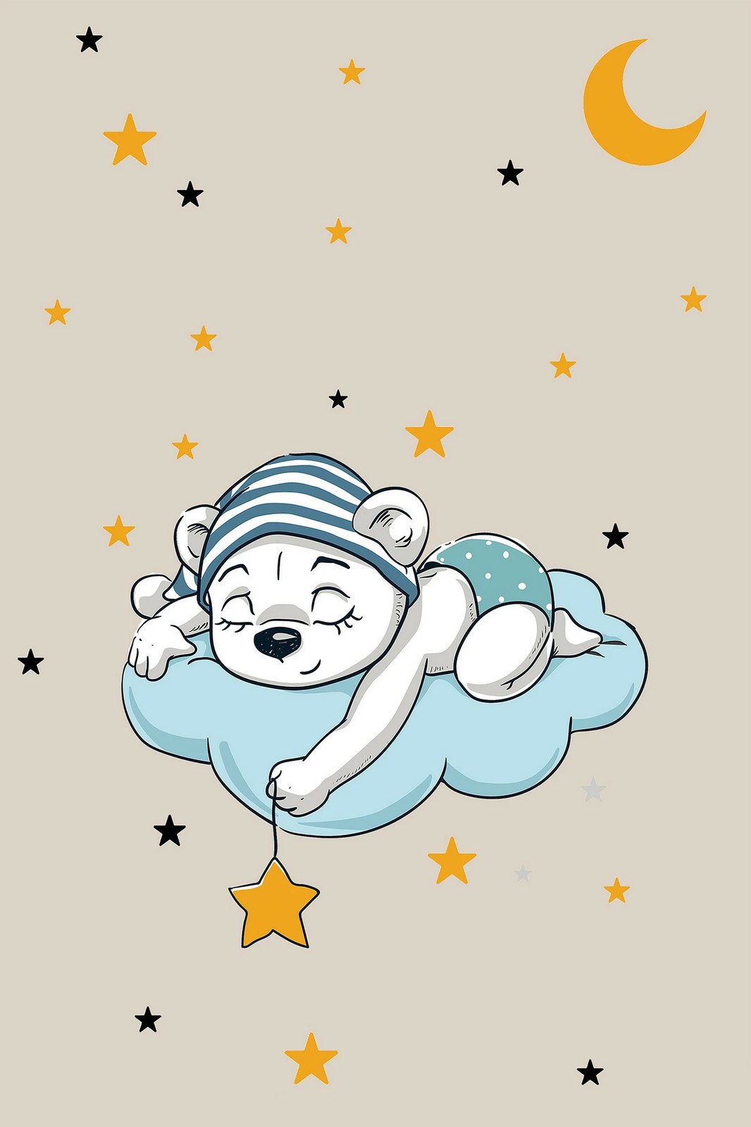 Qilim multingjyrësh për fëmijë, 180x280cm, Conceptum Hypnose, WOOKECE026