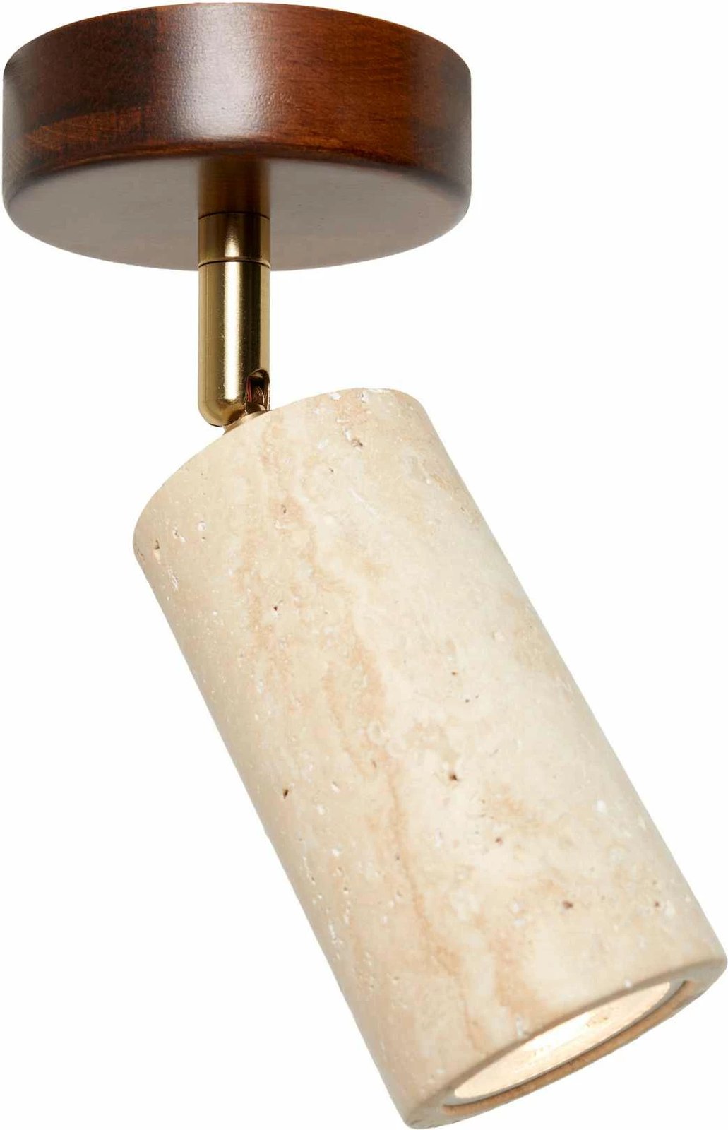 Llambë tavani prej druri, Opviq Nur, ngjyrë bezhë dhe arre