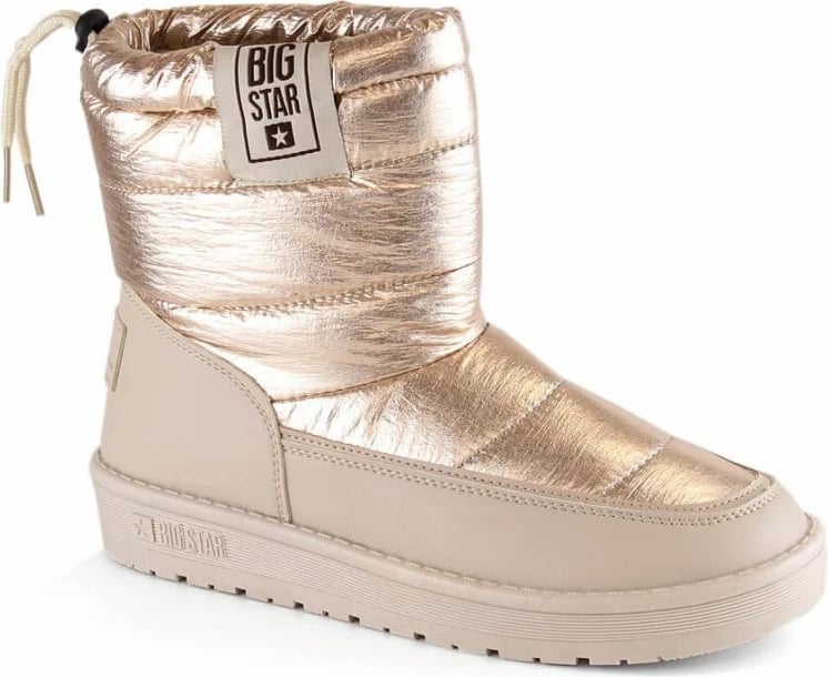 Çizme për femra Big Star, ngjyrë ari