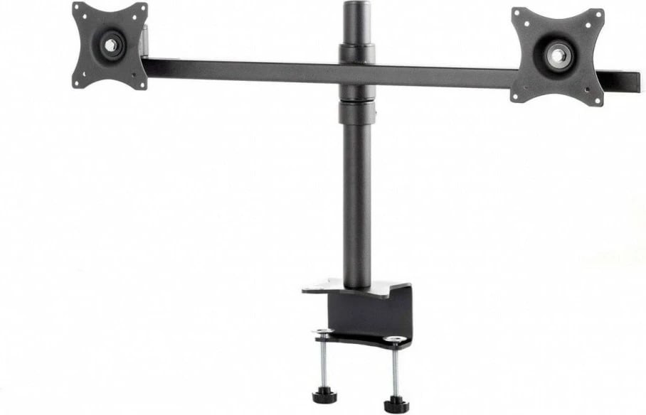 Mbajtëse tavoline për dy monitorë Edbak SV05, 19-27", VESA 75x75/100x100, e zezë